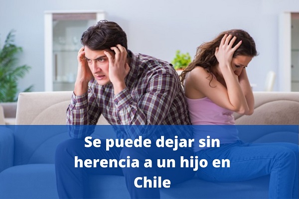 se puede dejar sin herencia a un hijo en chile